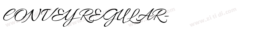 CONVEY REGULAR字体转换 CONVEY REGULAR字体转换
